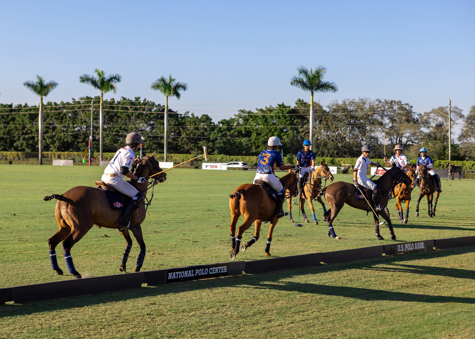 Louis Vuitton coffee table on display at the Palm Beach Polo Golf