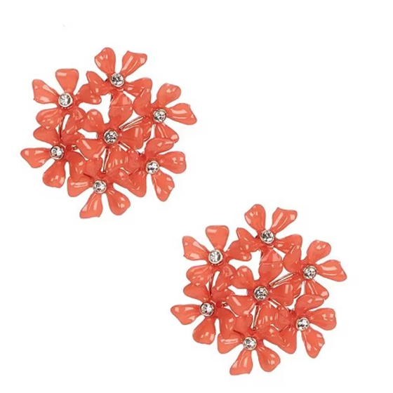 Leigh Flower Statement Earrings