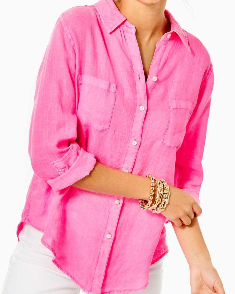 Lilly Pulitzer Sea View Button Down