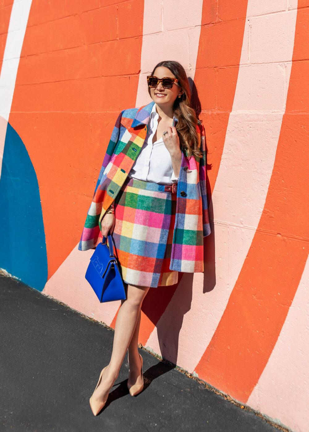 Boden Check Coat