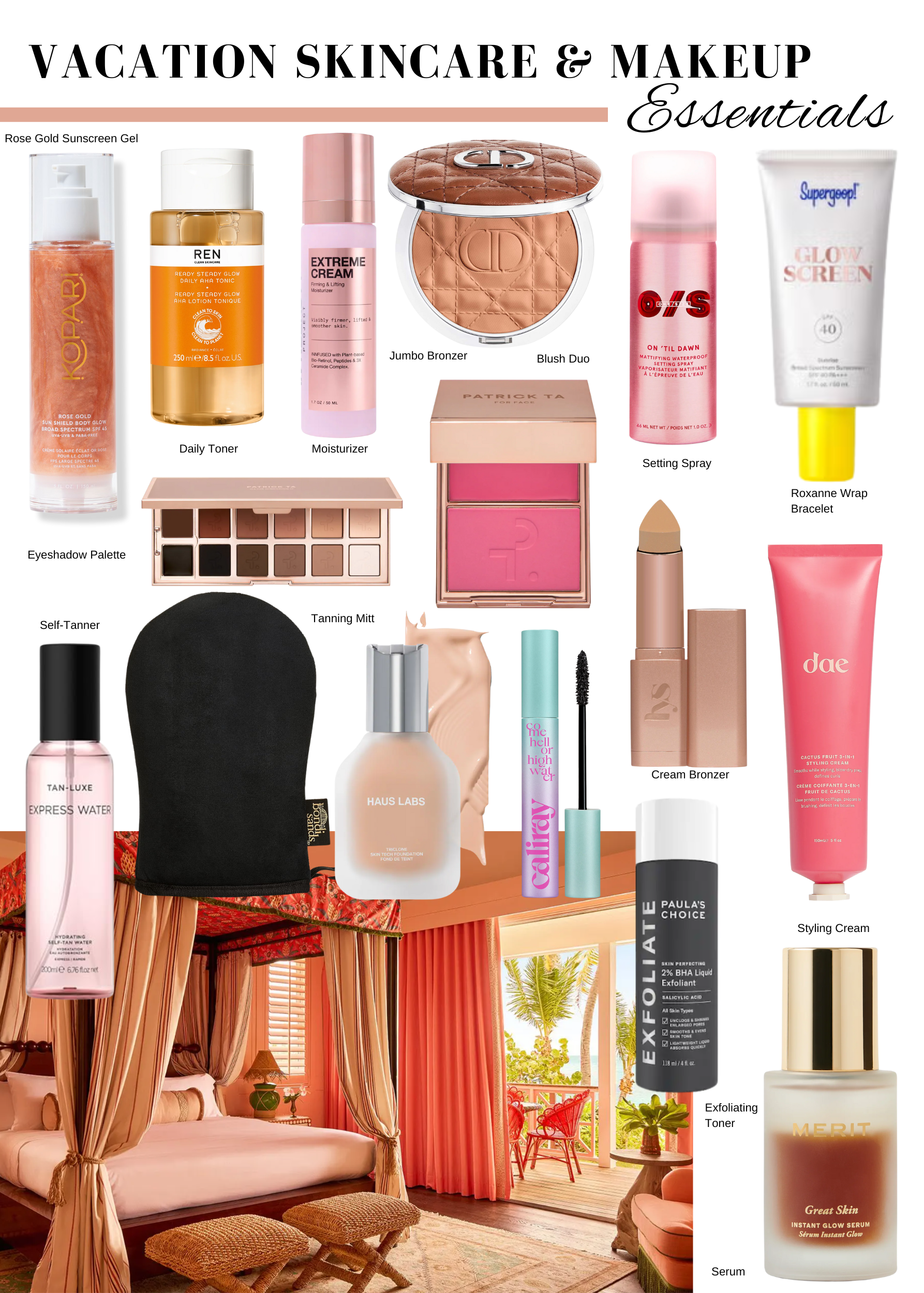 Vacation Skincare Routine