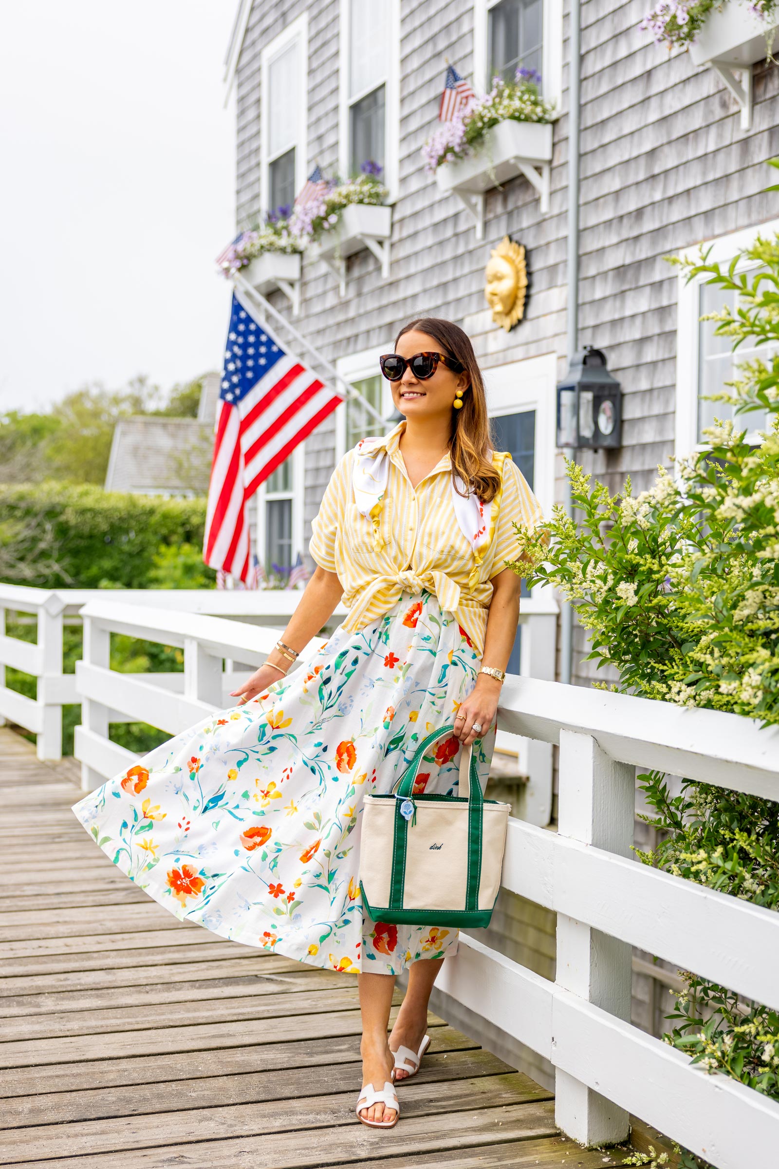 Jennifer Lake Prosperina Floral Skirt