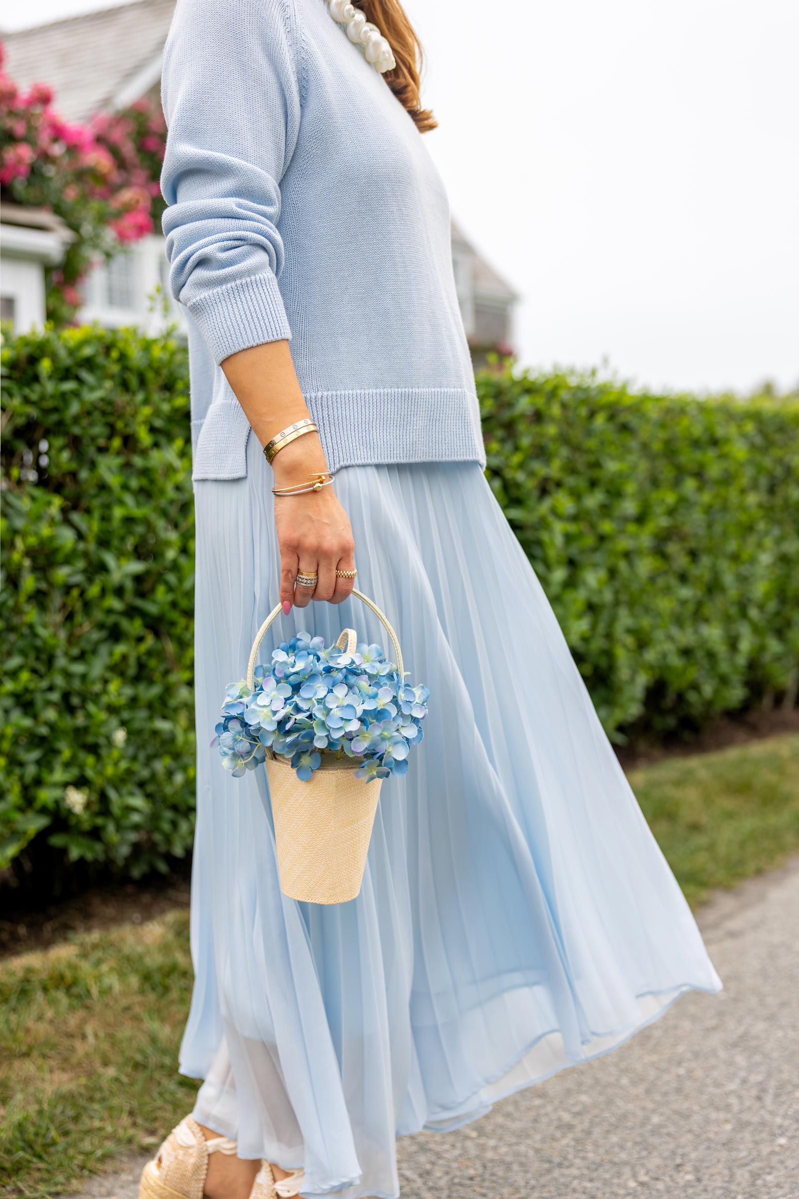 Lulu Guiness Hydrangea Novelty Bag