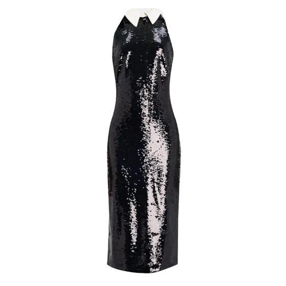 Black Sequin Dress
