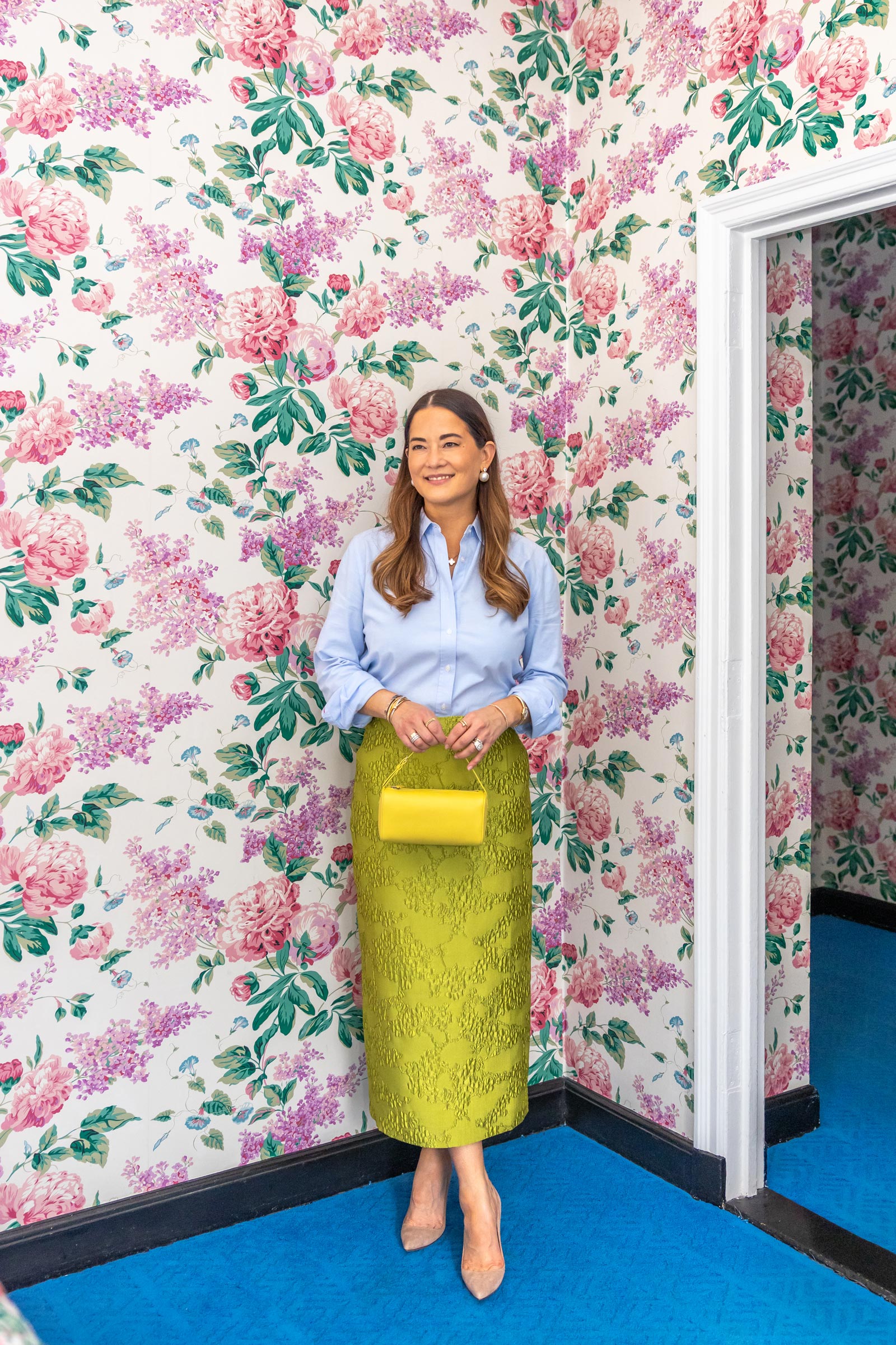 Greenbrier Floral Wallpaper