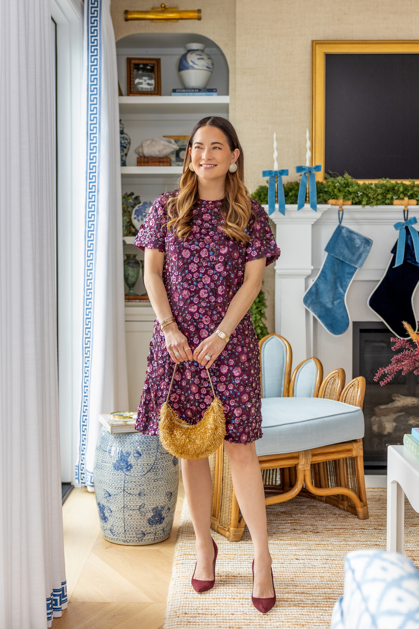 Ann Taylor Embellished Shift Dress