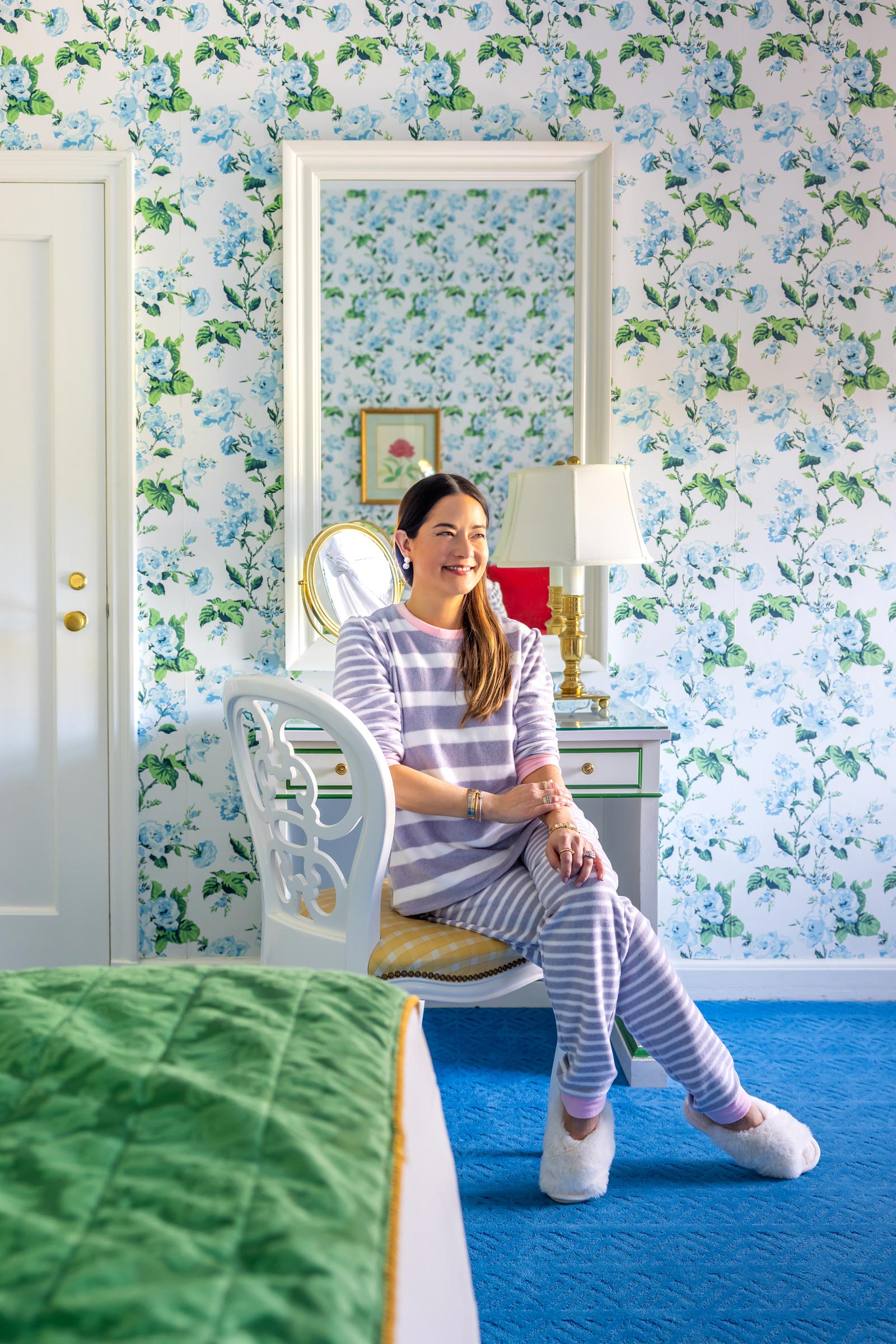 Jennifer Lake Cuddl Duds Grey Stripe Pajamas