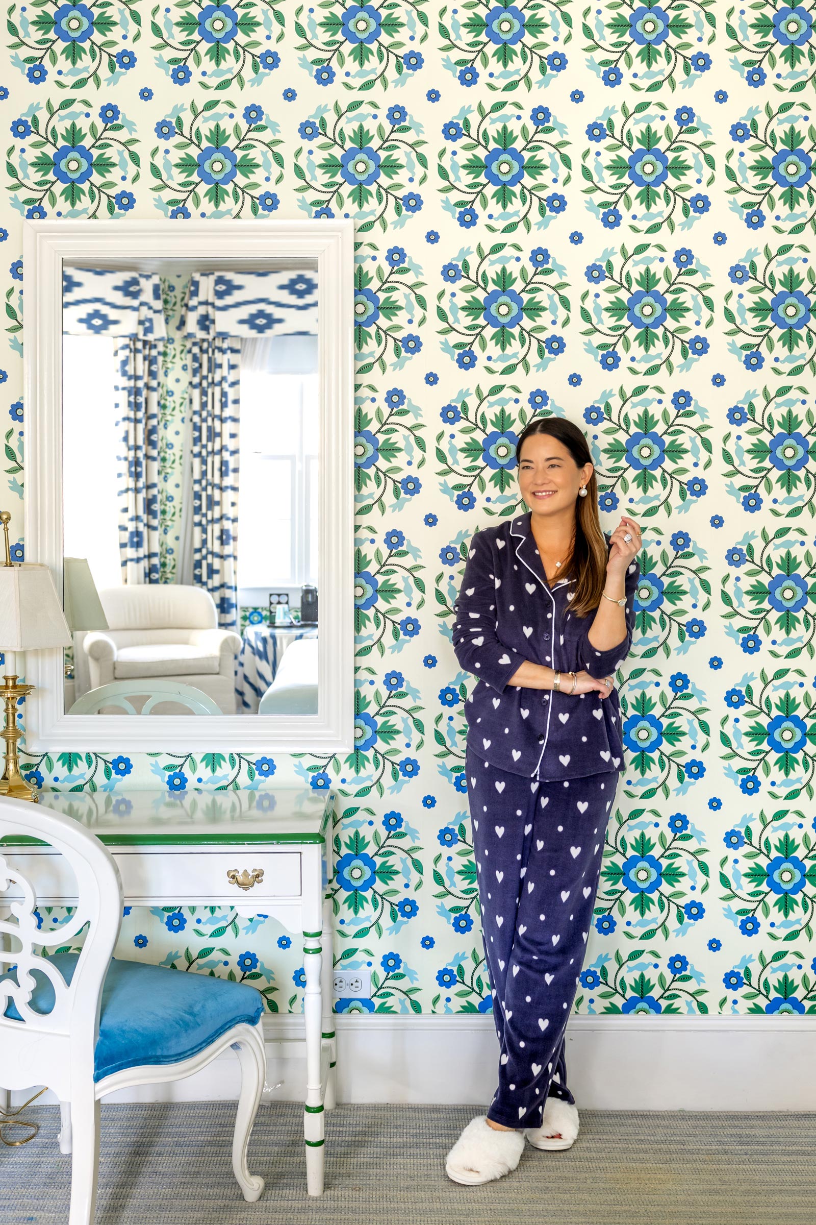 Jennifer Lake Cuddl Duds Hearts Pajamas