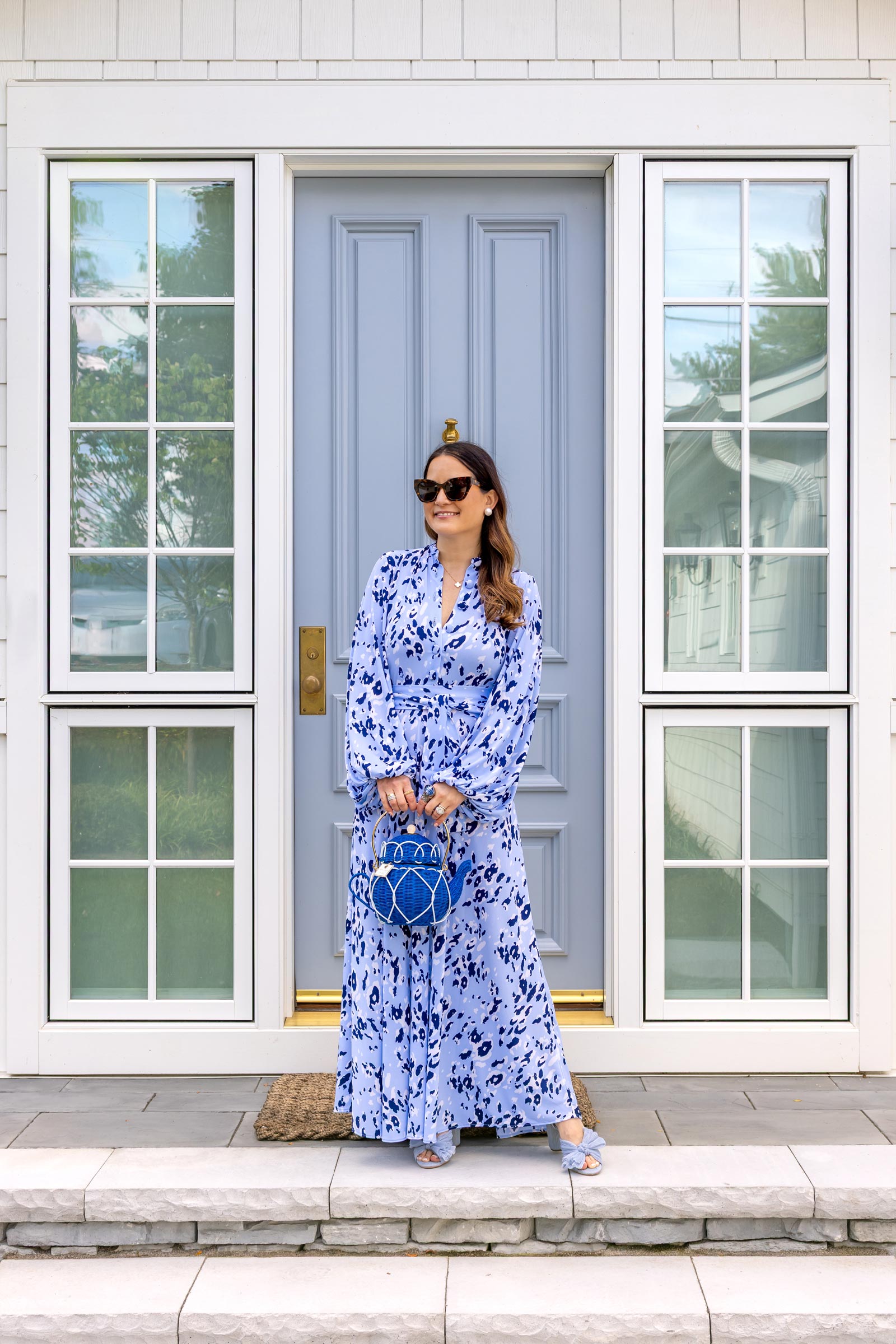 Kelly Golightly Blue Leopard