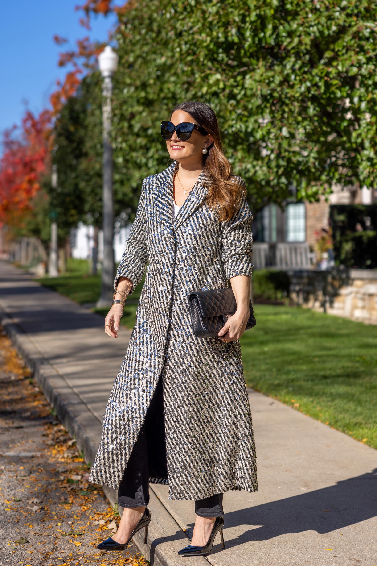 Milly Wanda Sequin Coat