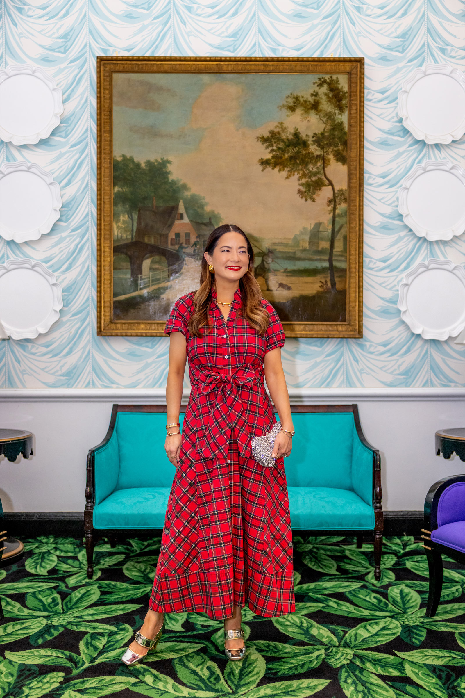 Sail to Sable Abby Red Tartan