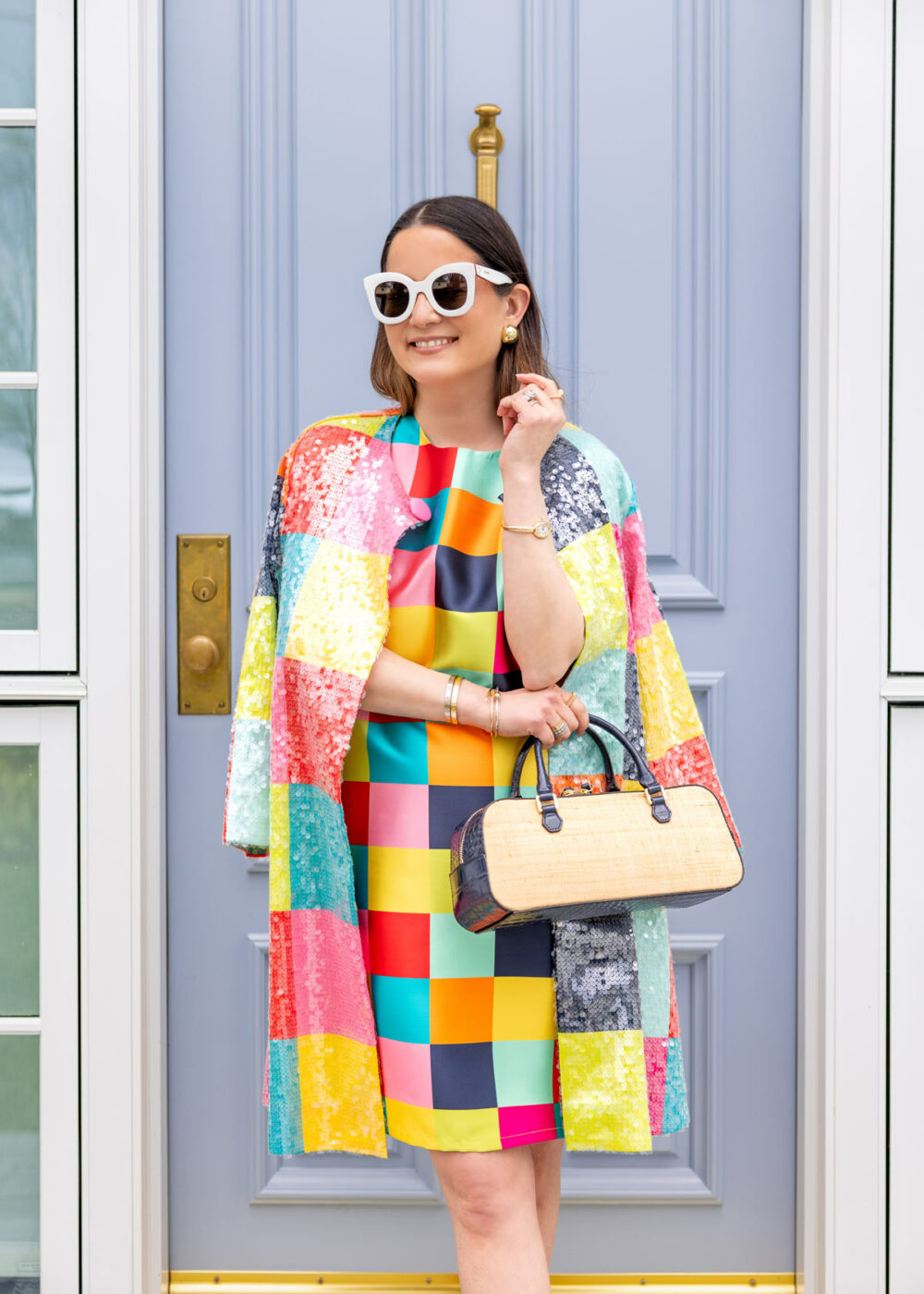 Frances Valentine Rainbow Coat